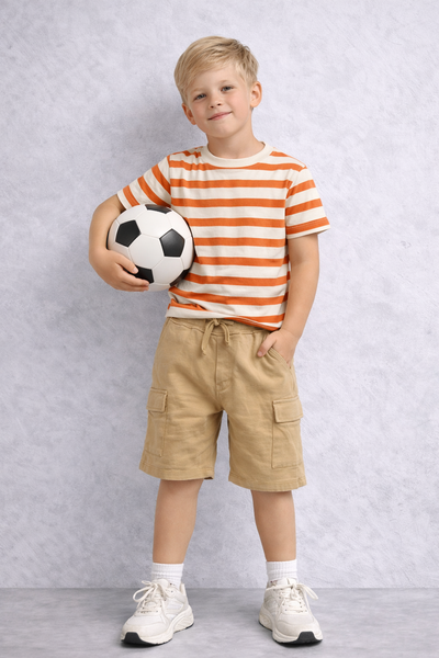 BERMUDA RAGAZZO ZIPPY TASCHE E TASCONI ELASTICO COULISSE ART.ZKBAP0402-26028