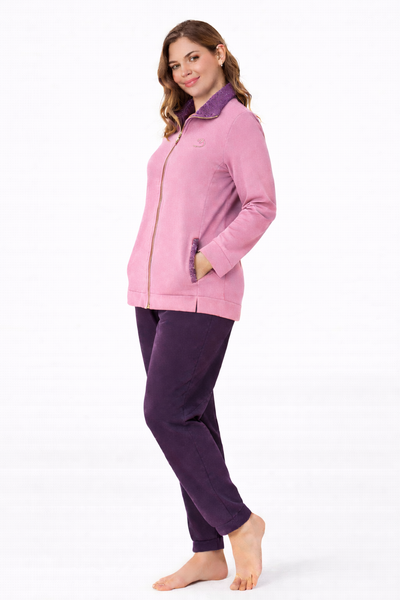 TUTA DONNA CAMPAGNOLO ZIP TASCHE FANTASIA COULISSE COMODA PRATICA ART.8E76580