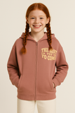 FELPA BAMBINA RAGAZZA ZIP CAPPUCCIO TASCHE FELPATA MARCA LOSAN ART. LJGAP0201 24003