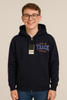 FELPA RAGAZZO ZIP CAPPUCCIO POLSINI FASCIA STAMPA MARCA LOSAN ART. 31F-6652AL