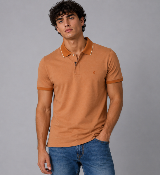 POLO UOMO SEA BARRIER MANICA CORTA LOGO SPACCHETTI PIQUET  NO STIRO ART. ROOKS-18