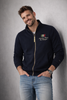 FELPA UOMO SAI AMBROSINI GARZATA COTONE FULL ZIP TASCHE LOGOART. ARE6FP031093U