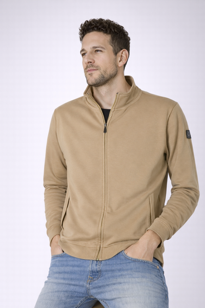 FELPA UOMO P-CLUB FULL ZIP TASCHE COTONE INTERLOCK ART. F250151