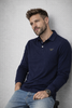 POLO UOMO HENRY COTTONS MANICHE LUNGE LOGO POLSINI PIQUE COTONE ART. PL650735