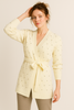 CARDIGAN DONNA CINTURA ROMBI STRASS ART. 3111