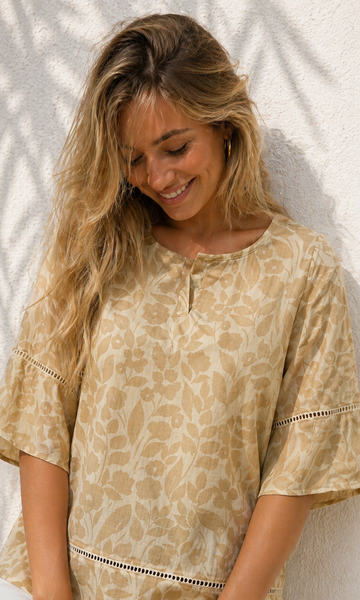 CASACCA DONNA SILCO GIROCOLLO CON V  MANICA TRE QUARTI TRAFORATA FIORATA ART.103