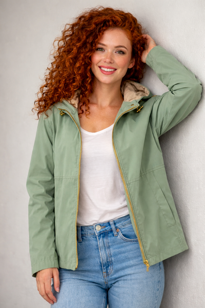 GIACCA DONNA TALENTI CAPPUCCIO ZIP TASCHE REVERSIBILE ART. TB55