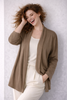 CARDIGAN DONNA BARBARELLA TAGLIE OVER MANIC LUNGA SENZA ALLACCIATURA ART. ROMEO OVER