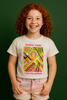 T-SHIRT RAGAZZA COTONE MEZZA MANICA GIROCOLLO CORTA LARGA MARCA LOSAN ART. 31G-1203AL
