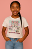T-SHIRT RAGAZZA COTONE GIROCOLLO MEZZA MANICA CORTA LARGA STAMPA MARCA LOSAN ART. 31G-1011AL