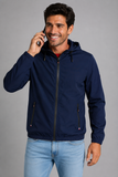 GIUBBINO UOMO TASCHE ZIP CAPPUCCIO MARCA SCUOLA NAUTICA ART. 919270