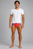 SLIP COSTUME MARE UOMO ELASTICIZZATO COULISSE MARCA BRUGI ART, M74W