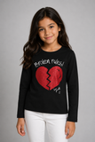MAGLIA BAMBINA MANICA LUNGA PURO COTONE CUORE ROSSO MARCA LOSAN ART. 924 1207AA