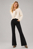 JEANS DONNA FLAVIA COSTANTI NERO A ZAMPA TASCHE FRANCESE ART. FC9320