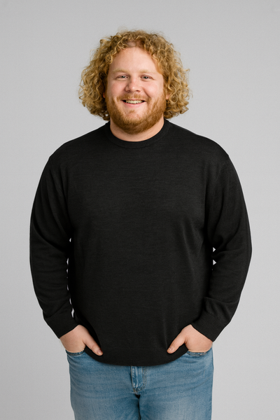 MAGLIONE UOMO MAXFORT TAGLIE OVER GIROCOLLO BASICO ART. 3331