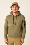 FELPA UOMO LOSAN FELPATA GIROCOLLO CAPPUCCIO TASCHE STAMPA ART. LMNAP0202 25029
