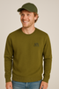 FELPA FLEECE UOMO AVIREX GIROCOLLO LOGO ART. AX0676