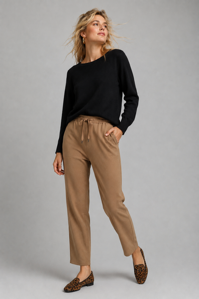 PANTALACCIO DONNA GRIFFAI ELASTICO COULISSE TASCHE ART. DGF7452