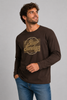 T-SHIRT UOMO LOSAN MANICA LUNGA STAMPA GIROCOLLO COTONE ART. 26WH0124