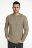 MAGLIONE UOMO GIROCOLLO POLSINI FASCIA LAVORAZIONE MARCA LOSAN ART22K-5029AL.