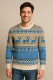 MAGLIONE UOMO RAGAZZO GIROCOLLO NATALIZIO MARCA CHRISTMAS SWEATS ART. 22ACRA18