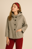 GIACCONE DONNA GRIFFAI BOTTONI TASHE CAPPUCCIO ART. 6056