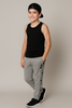 PANTALONE RAGAZZO COULISSE TASCHE POLSINI STAMPE MARCA BM ART.AY7088