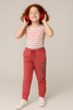 PANTALONI TUTA RAGAZZA COULISSE TASCHE POLSINI SCRITTA GLITTER MARCA LOSAN ART. LJGA060123045