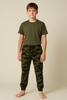 PANTALONI RAGAZZO COULISSE TASCHE POLSINI CAMOUFLAGE MARCA BM ART.Y3408