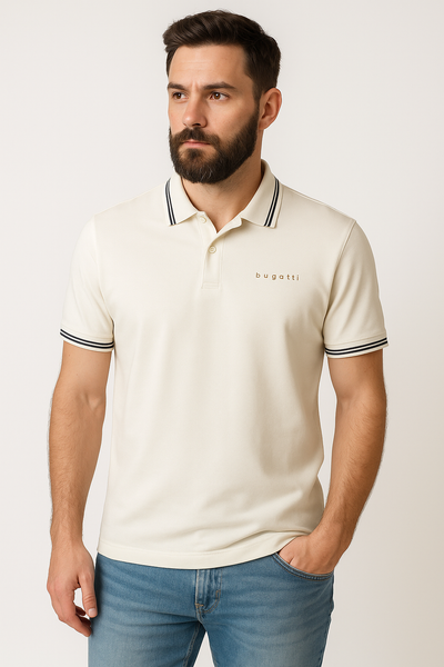 POLO UOMO BUGATTI PIQUET SPACCHETTI MANICA CORTA ART. 8150 75031