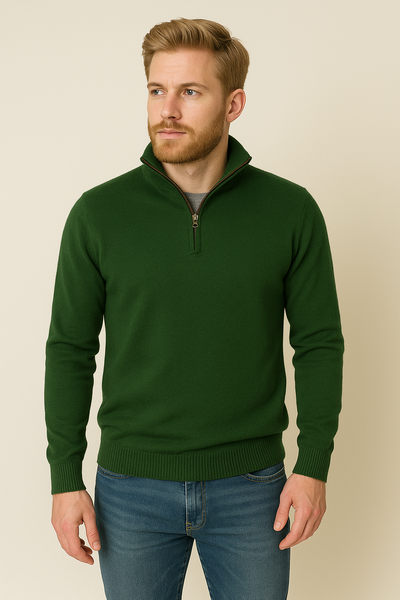 MAGLIONE UOMO RAGAZZO LUPETTO ZIP MARCA RIFLE ART. RFTR072