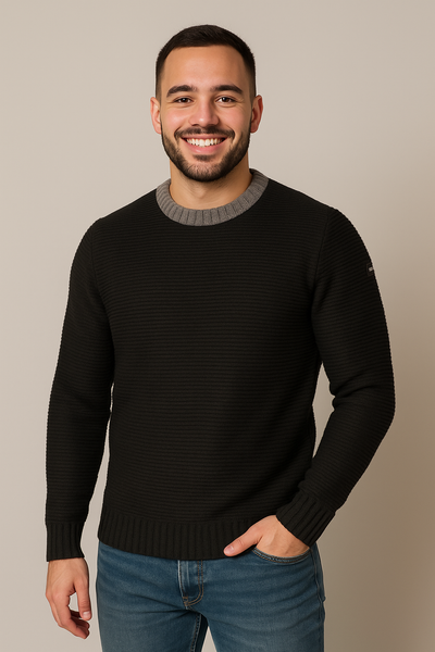 MAGLIONE UOMO RAGAZZO GIROCOLLO MARCA IL GRANCHIO ART. BOMA-GIR