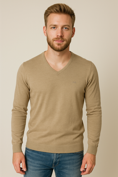 MAGLIONE UOMO RAGAZZO SCOLLO V MARCA RIFLE ART. RFTR71