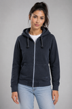 FELPA DONNA ZIP BOTTONE TASCHE REGULAR FIT MARCA X-CAPE ART. DUALIPA