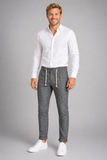 PANTALONI UOMO MISTO LINO TASCHE COULISSE MARCA X-CAPE ART. DANDY