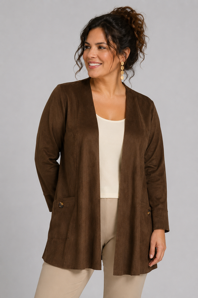 SPOLVERINO DONNA PERLA ECOPELLE DAINETTO SFODERATO  ART. 26685 KATIA