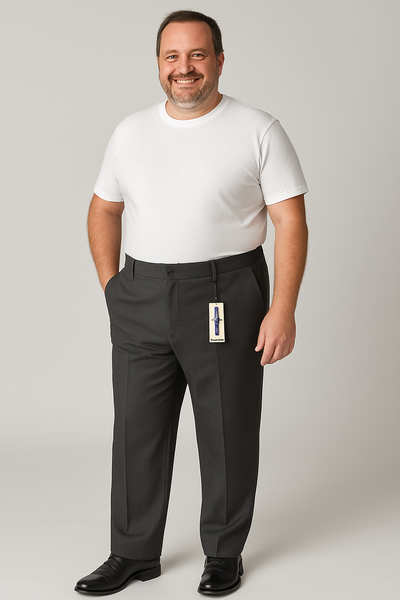 PANTALONE CALIBRATO DROP 0 UOMO RAGAZZO FRESCO LANA ELAGANTE MARCA A&P BIANCHI ART.1425CAL
