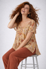 CASACCA DONNA ELISA CASTELLI CONFORMATA GIROCOLLO MEZZA MANICA FANTASIA SPACCHETTI LEGGERA PRATICA ART.140041