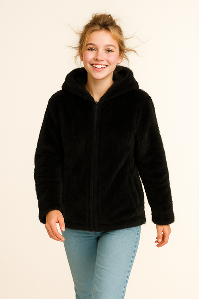 GIACCONE DONNA X-CAPE ECO PELLICCA CAPPUCCIO ZIP TASCHE ART. IPNOTIC