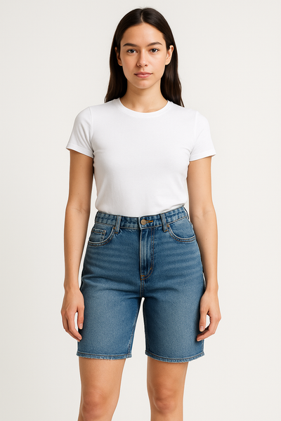 BERMUDA JEANS DONNA TIFFOSI CINQUE TASCHE ZIP ART. 10059340