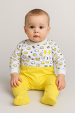 TUTINA NEONATO MANICA LUNGA PIEDINI BOTTONI AUTOMATICI MARCA ELLEPI ART.BQ3395