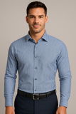 CAMICIA UOMO SEA BARRIER VESTIBILITA REGOLARE COLLO MEZZO FRANCESE MANICA LUNGA PURO COTONE ART BATTISTI