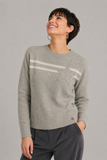 MAGLIONE DONNA RIVA TRICOT GIROCOLLO STELLA E RIGA STRASS ART. B515316