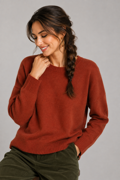 MAGLIONE DONNARIVA TRICOT GIROCOLLO LANA CASHMERE ART. B515900