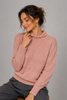 MAGLIONE DONNA RIVA TRICOT DOLCEVITA LAVORAZIONE FANTASIA LANA  MERINO ART. B515646
