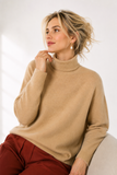 MAGLIONE DONNA RIVA TRICOT DOLCEVITA SENZA CUCITURE LANA CASHMERE ART. B515901