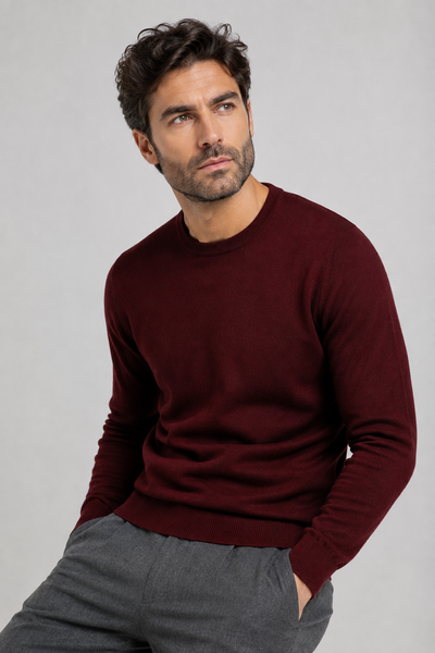 MAGLIONE UOMO ENRICO COVERI GIROCOLLO BASICO MISTO LANA ART. EC100