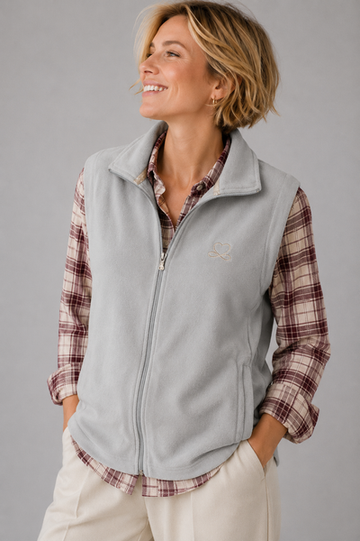 GILET DONNA IODIPIU TAGLIE COMODE MICROPILE FULL ZIP TASCHE ART. IP0078
