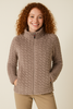 PILE DONNA CUORE A CUORE FULL ZIP TASCHE LAVORAZIONE PIED DE COQUE ART. PD0247