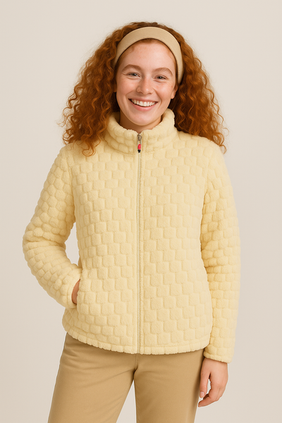 PILE DONNA CUORE A CUORE CORAL FULL ZIP TASCHE ART. PD284